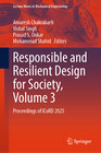 Buchcover Responsible and Resilient Design for Society, Volume 3