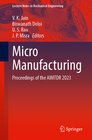 Buchcover Micro Manufacturing
