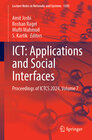 Buchcover ICT: Applications and Social Interfaces