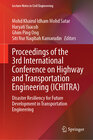 Buchcover Proceedings of the 3rd International Conference on Highway and Transportation Engineering (ICHITRA)