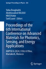 Buchcover Proceedings of the 6th International Conference on Advanced Materials for Photonics, Sensing, and Energy Applications