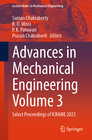 Buchcover Advances in Mechanical Engineering Volume 3