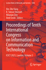 Buchcover Proceedings of Tenth International Congress on Information and Communication Technology