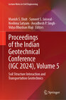 Buchcover Proceedings of the Indian Geotechnical Conference (IGC 2024), Volume 5