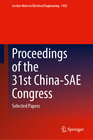 Buchcover Proceedings of the 31st China-SAE Congress