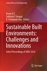 Buchcover Sustainable Built Environments: Challenges and Innovations