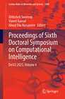 Buchcover Proceedings of Sixth Doctoral Symposium on Computational Intelligence