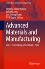 Buchcover Advanced Materials and Manufacturing