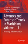 Buchcover Advances and Futuristic Trends in Machining Volume—I