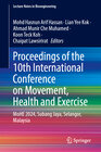 Buchcover Proceedings of the 10th International Conference on Movement, Health and Exercise