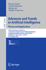 Buchcover Advances and Trends in Artificial Intelligence. Theory and Applications