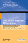 Buchcover AI for Research and Scalable, Efficient Systems