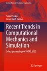 Buchcover Recent Trends in Computational Mechanics and Simulation