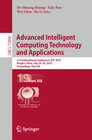 Buchcover Advanced Intelligent Computing Technology and Applications