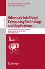 Buchcover Advanced Intelligent Computing Technology and Applications