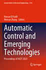 Buchcover Automatic Control and Emerging Technologies