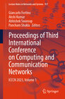 Buchcover Proceedings of Third International Conference on Computing and Communication Networks