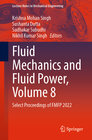 Buchcover Fluid Mechanics and Fluid Power, Volume 8