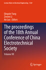 Buchcover The proceedings of the 18th Annual Conference of China Electrotechnical Society