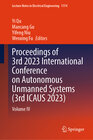 Buchcover Proceedings of 3rd 2023 International Conference on Autonomous Unmanned Systems (3rd ICAUS 2023)