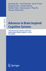 Buchcover Advances in Brain Inspired Cognitive Systems
