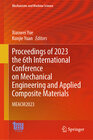 Buchcover Proceedings of 2023 the 6th International Conference on Mechanical Engineering and Applied Composite Materials