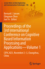 Buchcover Proceedings of the 3rd International Conference on Cognitive Based Information Processing and Applications–Volume 1