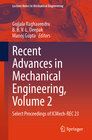 Buchcover Recent Advances in Mechanical Engineering, Volume 2