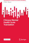 Buchcover Chinese Mental Health Scale Translation