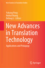 Buchcover New Advances in Translation Technology