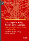 Buchcover Governing Post-Winter Olympic Games Legacies