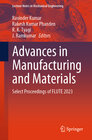 Buchcover Advances in Manufacturing and Materials