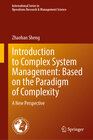 Buchcover Introduction to Complex System Management: Based on the Paradigm of Complexity