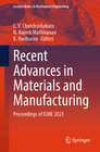 Buchcover Recent Advances in Materials and Manufacturing