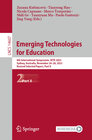 Buchcover Emerging Technologies for Education