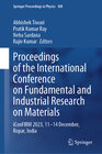 Buchcover Proceedings of the International Conference on Fundamental and Industrial Research on Materials