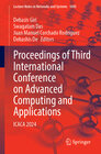 Buchcover Proceedings of Third International Conference on Advanced Computing and Applications