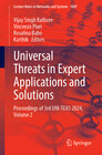 Buchcover Universal Threats in Expert Applications and Solutions