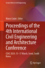 Buchcover Proceedings of the 4th International Civil Engineering and Architecture Conference