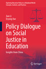 Buchcover Policy Dialogue on Social Justice in Education