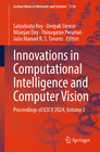 Buchcover Innovations in Computational Intelligence and Computer Vision
