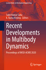 Buchcover Recent Developments in Multibody Dynamics