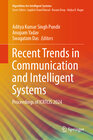 Buchcover Recent Trends in Communication and Intelligent Systems