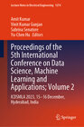 Buchcover Proceedings of the 5th International Conference on Data Science, Machine Learning and Applications; Volume 2