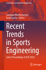 Buchcover Recent Trends in Sports Engineering