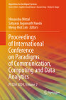 Buchcover Proceedings of International Conference on Paradigms of Communication, Computing and Data Analytics