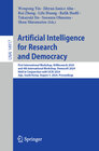 Buchcover Artificial Intelligence for Research and Democracy