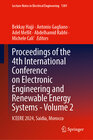 Buchcover Proceedings of the 4th International Conference on Electronic Engineering and Renewable Energy Systems - Volume 2