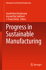Buchcover Progress in Sustainable Manufacturing