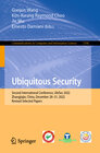 Buchcover Ubiquitous Security